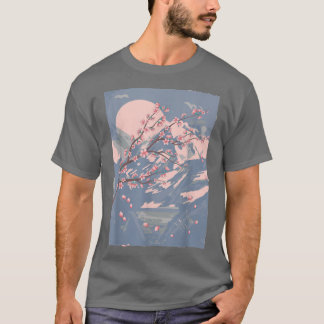 Japan Sakura Japanese Pink Flower Floral Cherry Bl T-Shirt