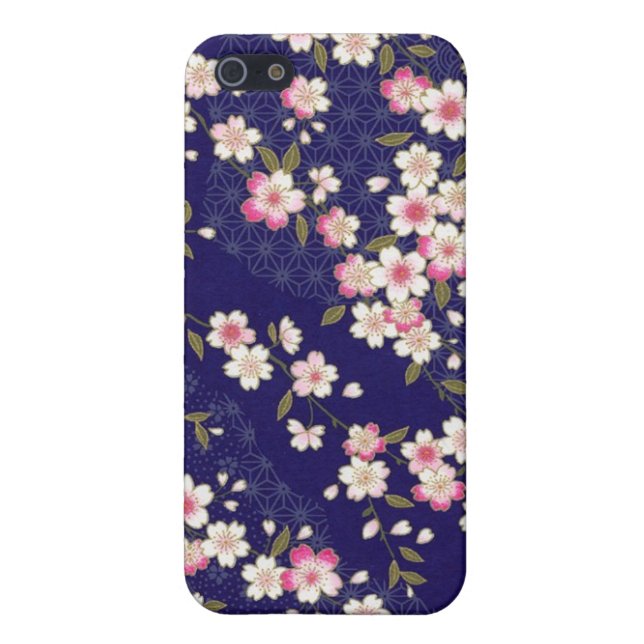 Japan, Sakura, Kimono, Origami, Chiyogami, Flower, iPhone Case (Back)