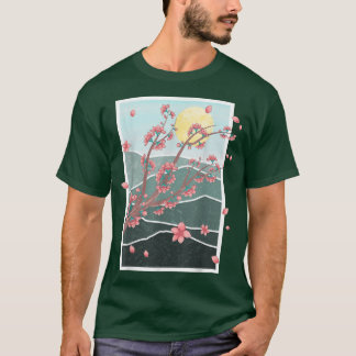 Japan Sakura Pink Flower Japanese Cherry Blossom  T-Shirt