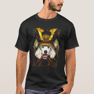 Japan Samurai Poodle Dog  Pet Japanese Warrior Bus T-Shirt