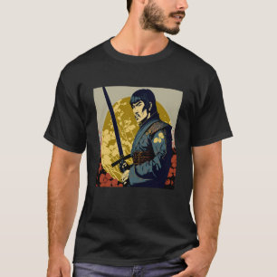 Japan Samurai Retro Vintage Sword Warrior Japanese T-Shirt