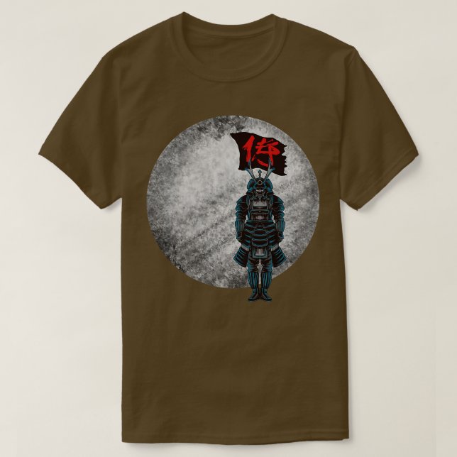Japan Samurai Warrior  T-Shirt (Design Front)