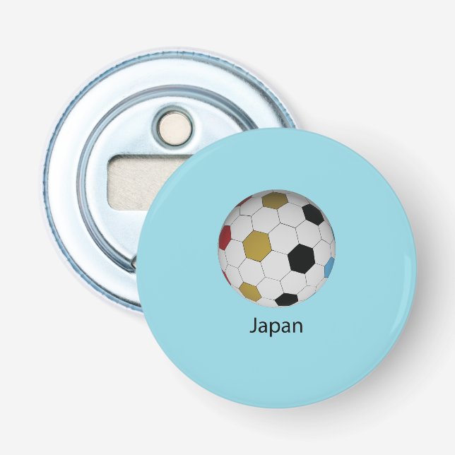 Japan Soccer Bottle Opener (Front)