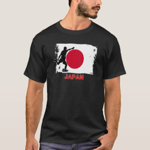 Japan Soccer Fan 2022 National Football Team Flag T-Shirt