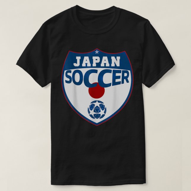 Japan Soccer Fans Jersey Japanese Flag Football Lo T-Shirt (Design Front)