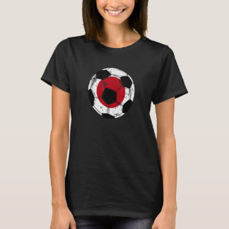 Japan Soccer   Japan Flag Football T-Shirt