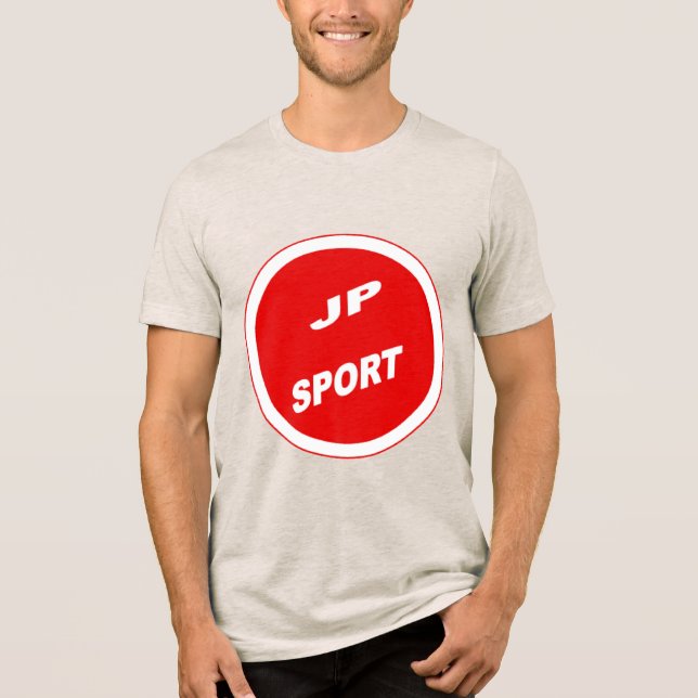JAPAN SPORT Oat T-shirt Tri-Blend Shirt (Front)
