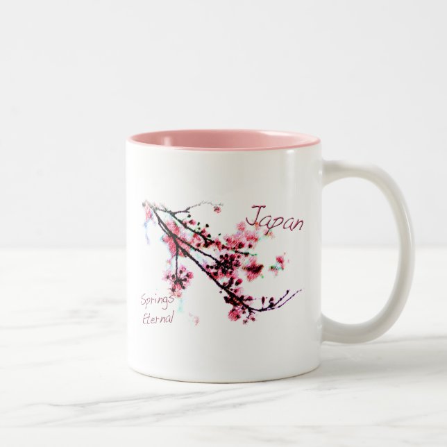 japan Springs Eternal Two-Tone Coffee Mug (Right)