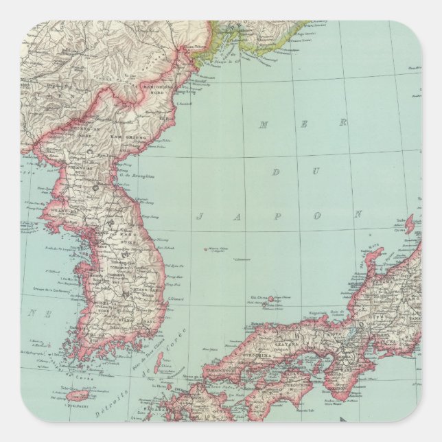 Japan Square Sticker (Front)