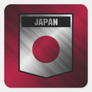 Japan Square Sticker