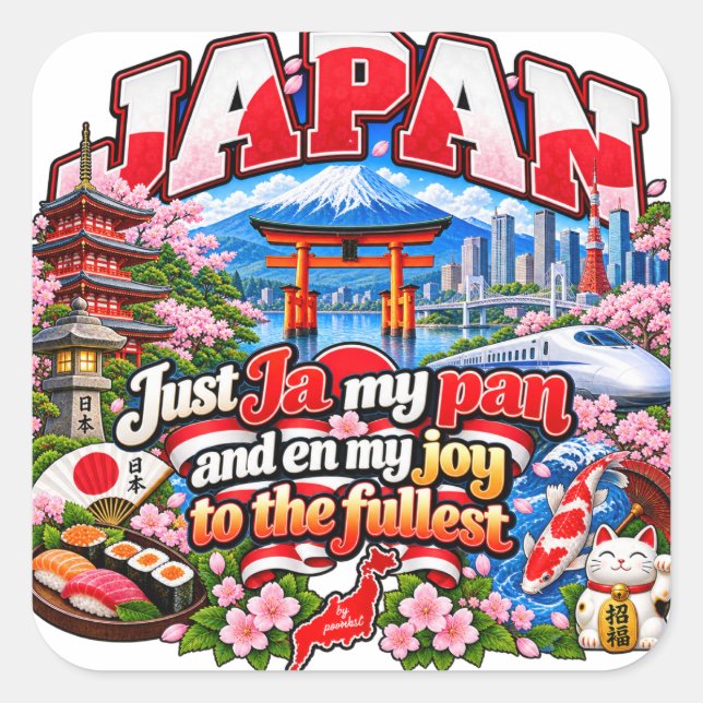 Japan sticker (Front)