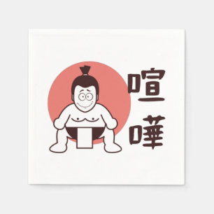 Japan Sumo, Tokyo - Traditional Japanese Sumo Napkin