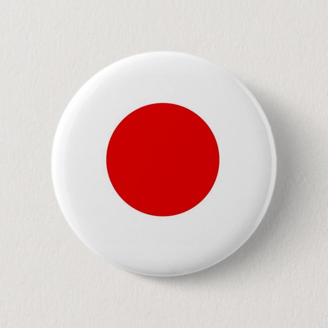 Japan Sun Flag 6 Cm Round Badge (Front)