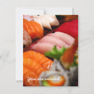 Japan Sushi Collection Invitation