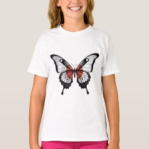 Japan Swallowtail Butterfly Flag T-Shirt