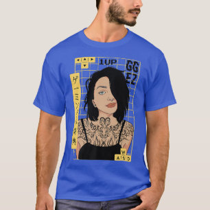 Japan Tattoo Tattoed Gamer Girl Anime Gaming WASD T-Shirt