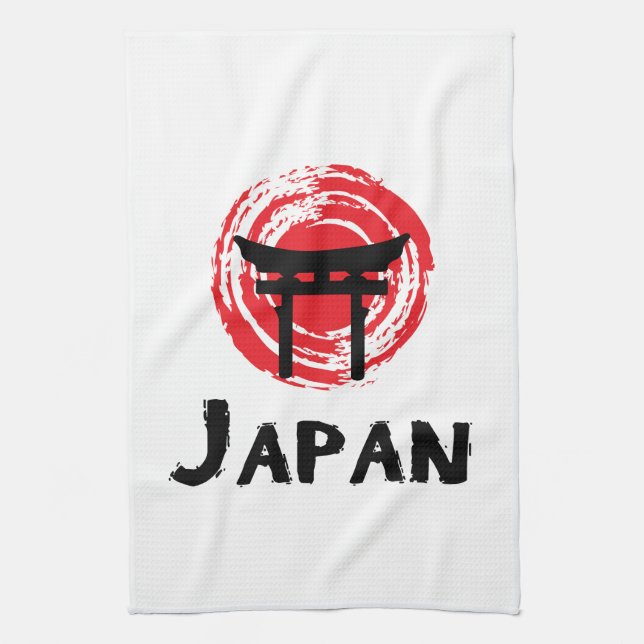 Japan Tea Towel (Vertical)