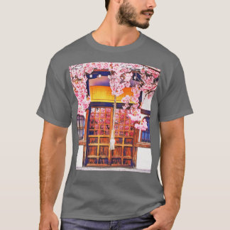 Japan Temple sakura T-Shirt