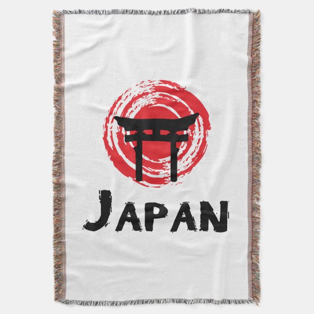 Japan Throw Blanket (Front Vertical)