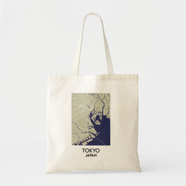 Japan Tokyo city map  Tote Bag (Front)