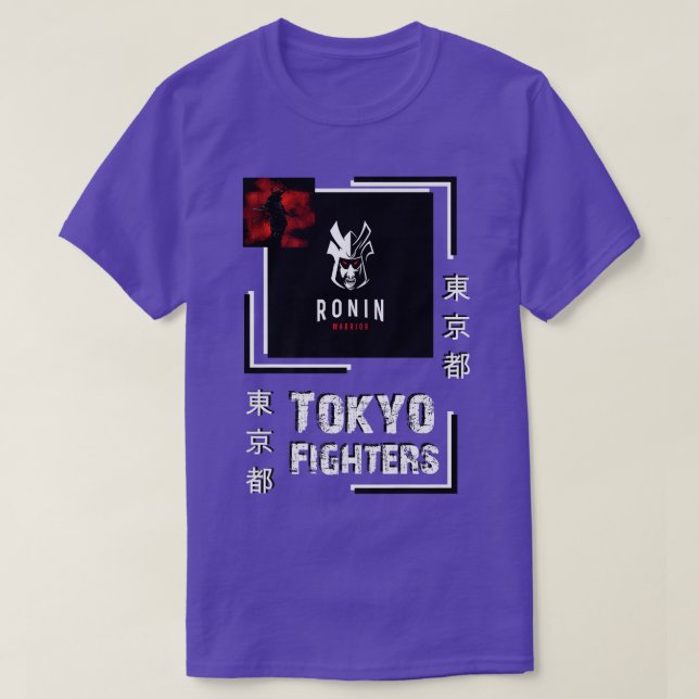 Japan Tokyo Fighter Style Samurai Top  (2) (Design Front)