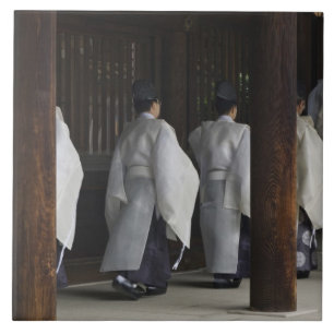 Japan, Tokyo, Meiji Shrine Autumn Festival Tile