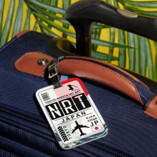 Japan Tokyo NRT Airport Luggage Tag