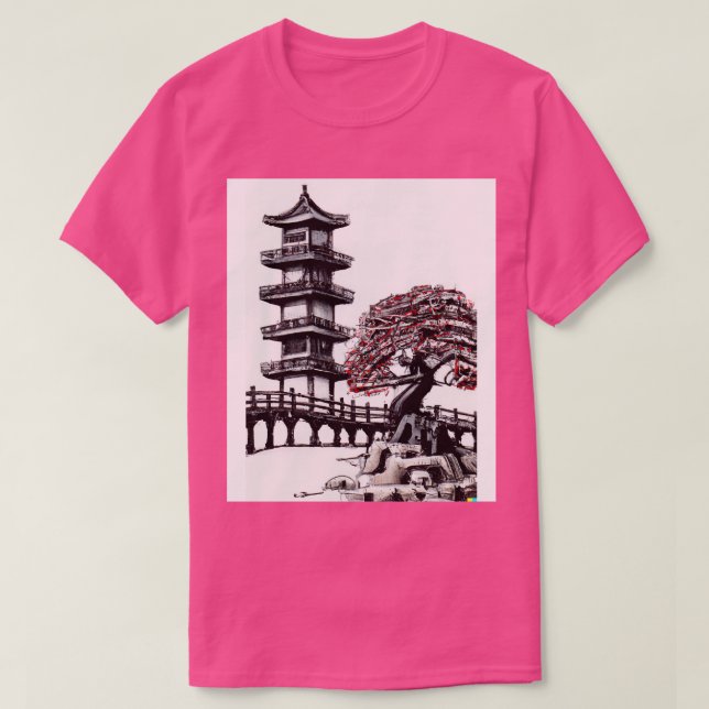 Japan tower bridge 1 T-Shirt (Design Front)