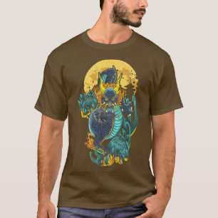 Japan traditional dragon Anime  T-Shirt