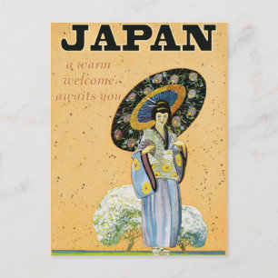 Japan Travel Postcard