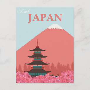 Japan Travel Postcard