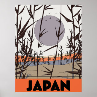 Japan travel poster