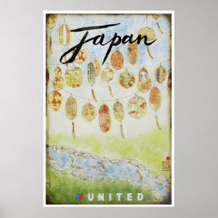 Japan Travel Poster Japanese Art United Print