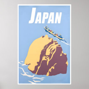 Japan Travel Poster Japanese Art Vintage Asia