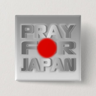 Japan Tsunami Support 15 Cm Square Badge