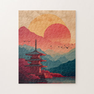Japan vinatge jigsaw puzzle