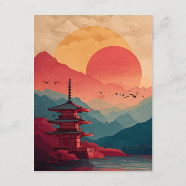 Japan vinatge postcard (Front)