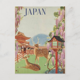 JAPAN vintage travel Postcard