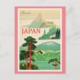 JAPAN Vintage Travel Postcard