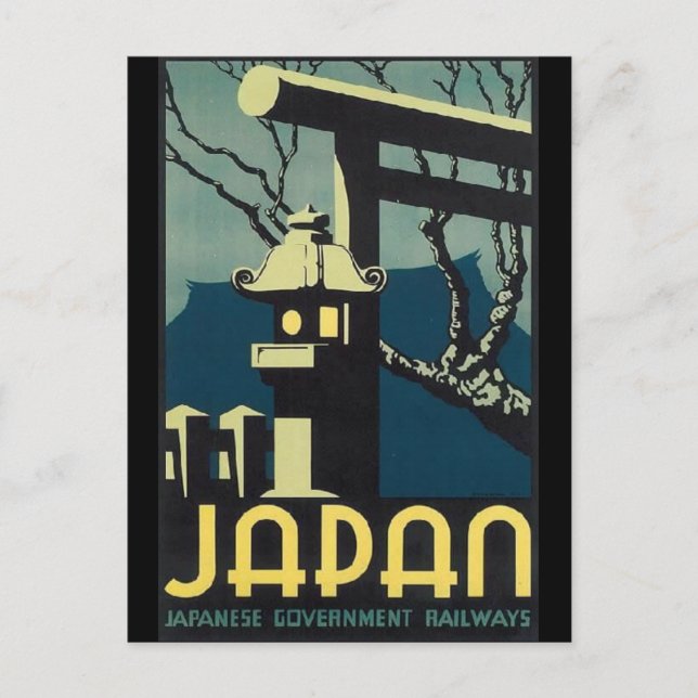 JAPAN vintage travel Postcard (Front)