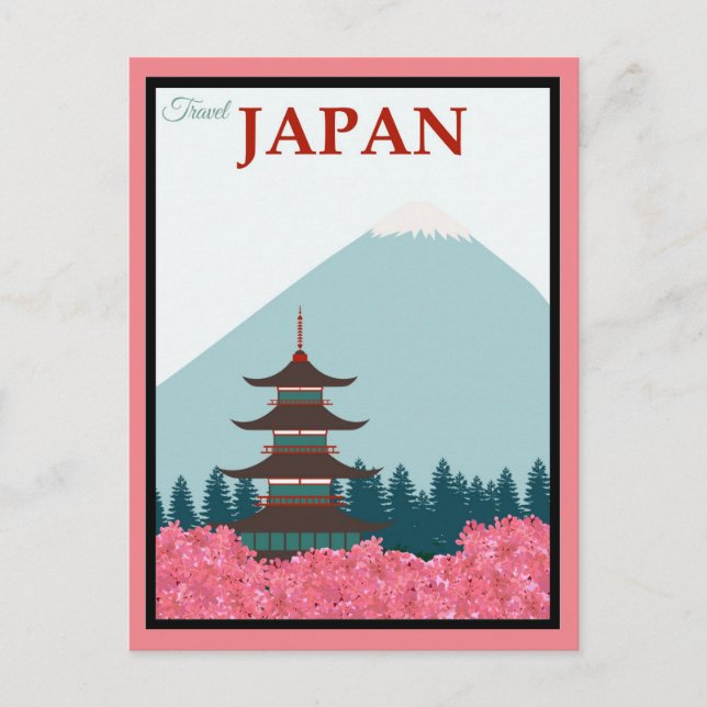JAPAN Vintage Travel Postcard (Front)