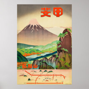 Japan Vintage Travel Poster