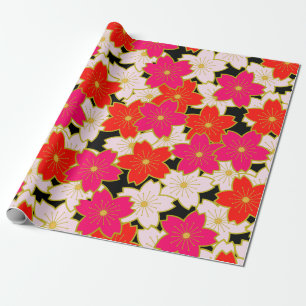 japan washi styled sakura wrapping paper