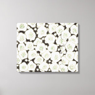 Japan White Flower floral garden Canvas Print