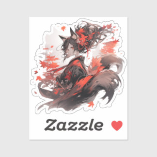 Japan Yokai Art-Fox Girls