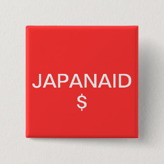 JAPANAID 15 CM SQUARE BADGE