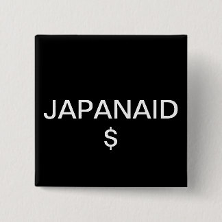 JAPANAID 15 CM SQUARE BADGE