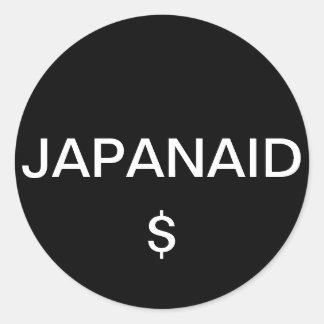 JAPANAID CLASSIC ROUND STICKER