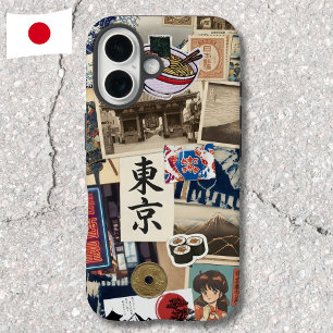 Japancore Collage Japanese Modern Traditional Art iPhone 16 Case