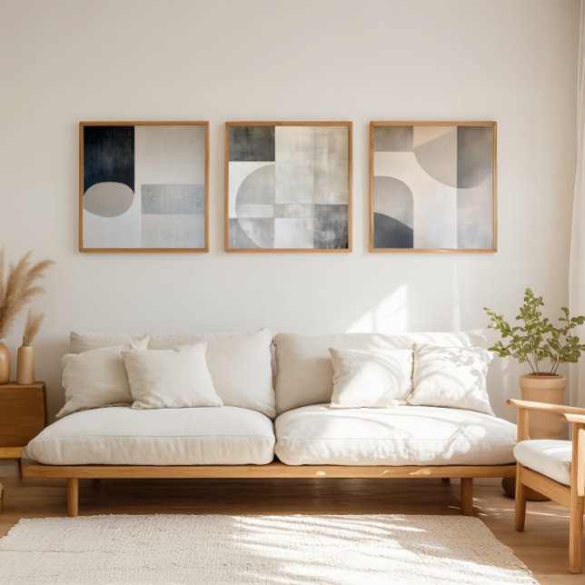 Japandi Abstract Minimalist Neutral Wall Art Set (Creator Uploaded)